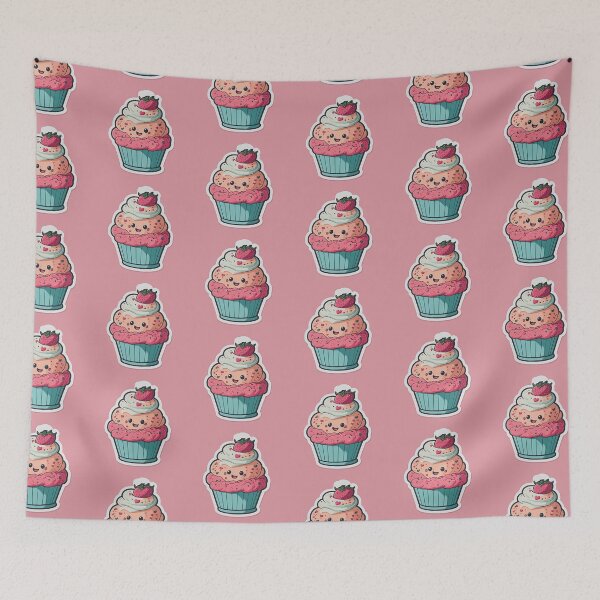 Item preview, Cute strawberry cupcake designed and sold by Its-fouf.
