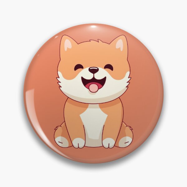 Artikelvorschau, Anime Shiba Inu mit süßer Kawaii-Ästhetik: Ein orangefarbenes Hündchen im japanischen Y2K-Stil für Hundeliebhaber entworfen und verkauft von RibbitFans101.