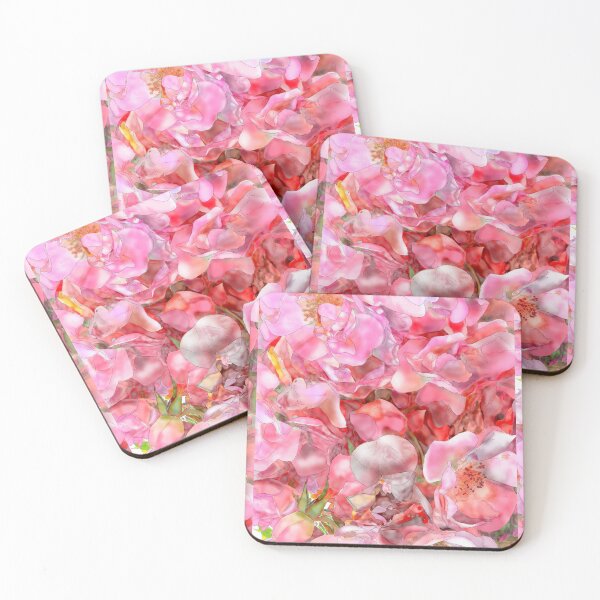 Item preview, Pink Roses (portrait version) Summer of Hot Pink designed and sold by MouseCatty.