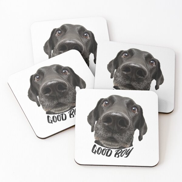 Item preview, Good Boy Doggy: Smiling Dog in Boombastic Style designed and sold by TailTrendz.
