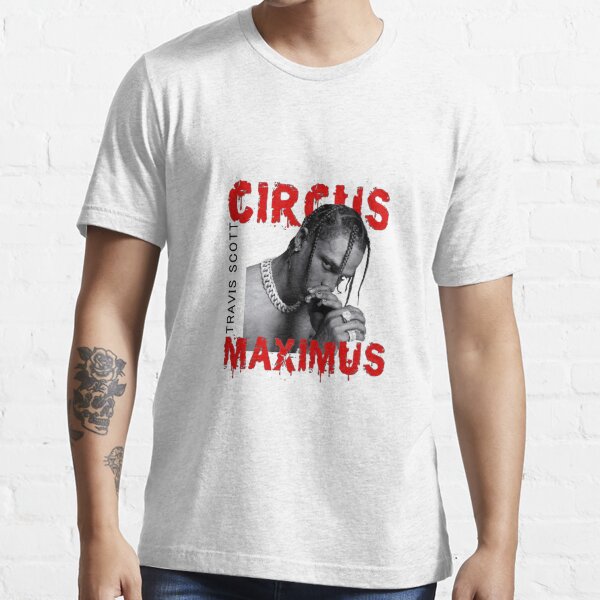 CIRCUS MAXIMUS Travis Scott Poster Essential T-Shirt for Sale by  TerrysHuerta