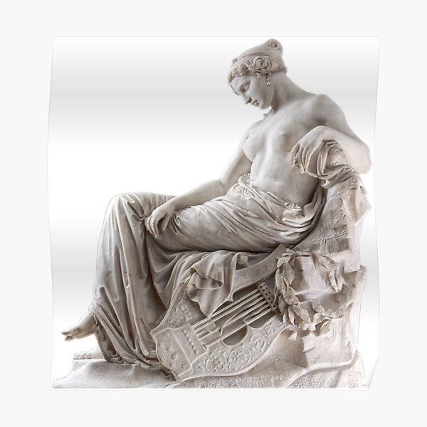 Sappho by Giovanni Duprè Poster