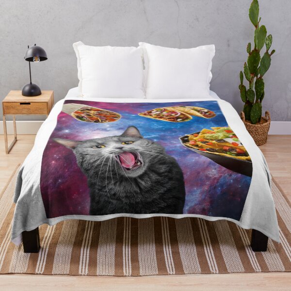 Item preview, Fiesta Cat Taco Nacho Burrito universe designed and sold by hotttcofffee.