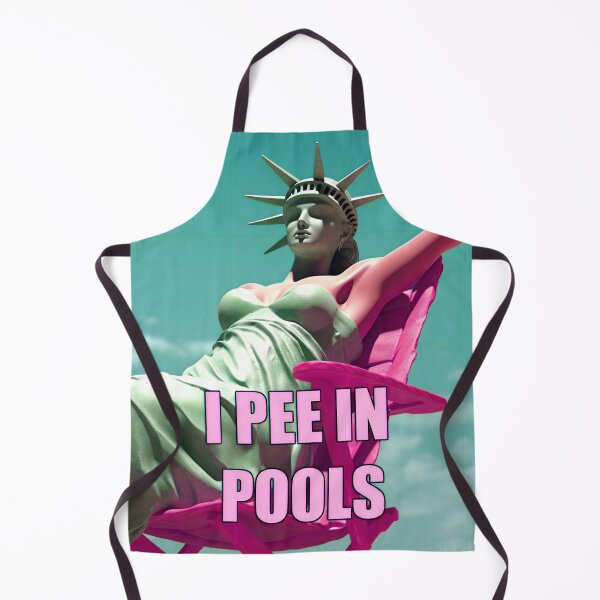 Item preview, “I pinked the ocean,”—Lady Liberty Barbenheimer. “But how do you know that I peed in pools?” designed and sold by ignasirus.