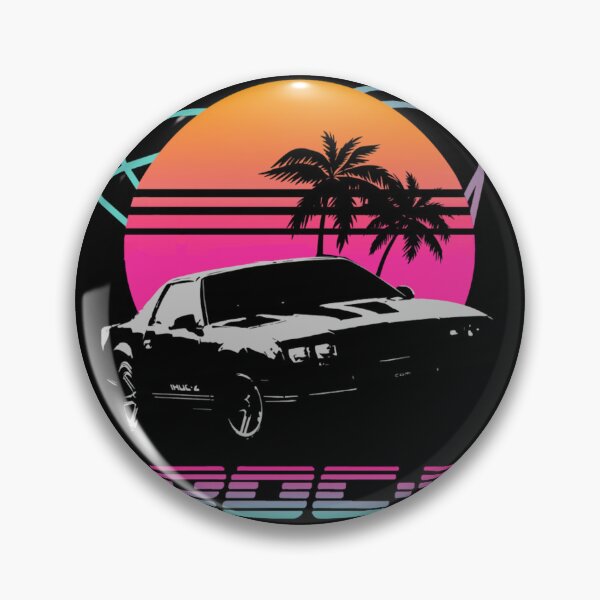 Item preview, Retro Wave Chevy Camaro IROC-Z Noir des années 1980 premium designed and sold by Mosheauch.