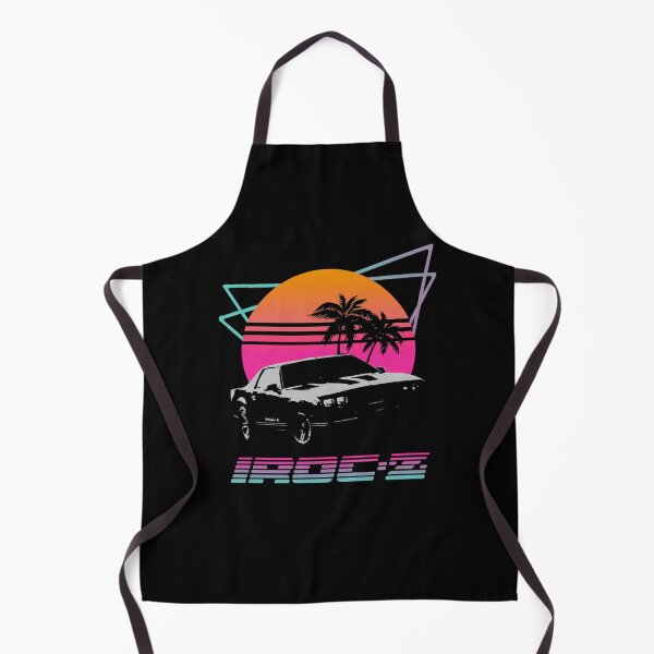 Item preview, Retro Wave Chevy Camaro IROC-Z Noir des années 1980 premium designed and sold by Mosheauch.