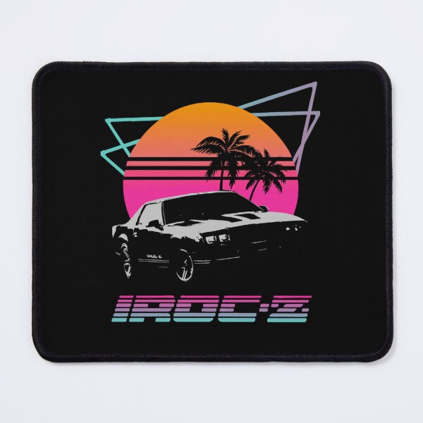 Item preview, Retro Wave Chevy Camaro IROC-Z Noir des années 1980 premium designed and sold by Mosheauch.