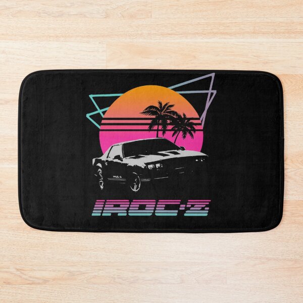 Item preview, Retro Wave Chevy Camaro IROC-Z Noir des années 1980 premium designed and sold by Mosheauch.