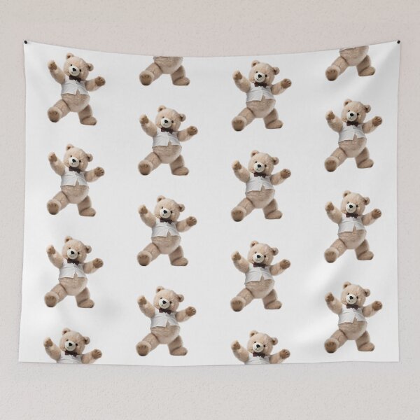 Item preview, Cute Dancing Teddy Bear with Bow Tie Design designed and sold by CuteopiaGallery.