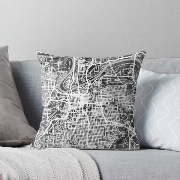 Item preview, Kansas City Missouri City Map designed and sold by ArtPrints.