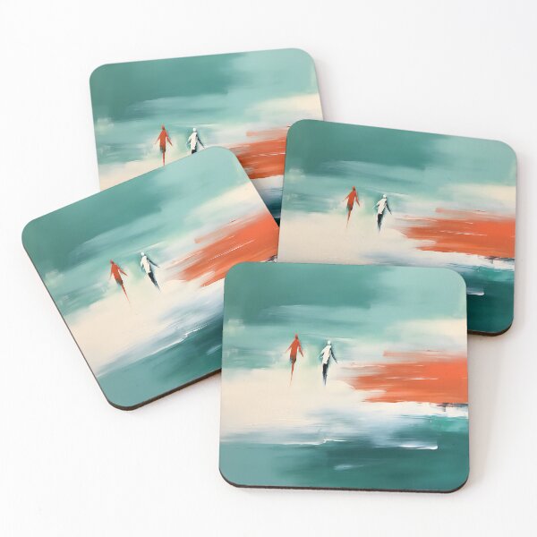 Item preview, Beach Walk: A Romantic Abstract Painting designed and sold by vadimcarazan.