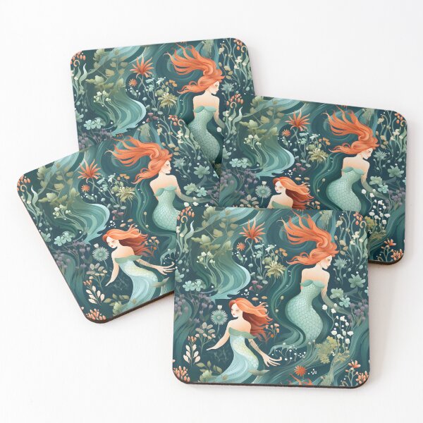 Item preview, Mermaids Pattern 5 designed and sold by DigitalPatternx.
