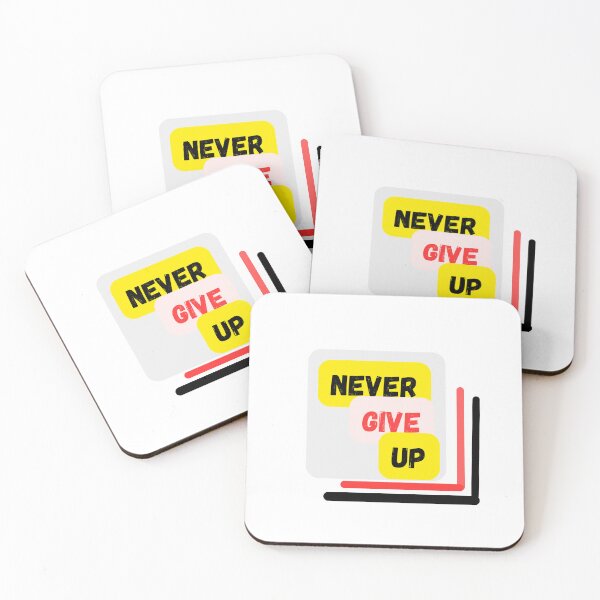 Item preview, never give up : trending motivation quotes t shirt design designed and sold by sangram9337.