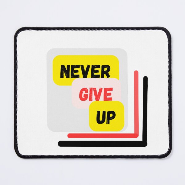Item preview, never give up : trending motivation quotes t shirt design designed and sold by sangram9337.