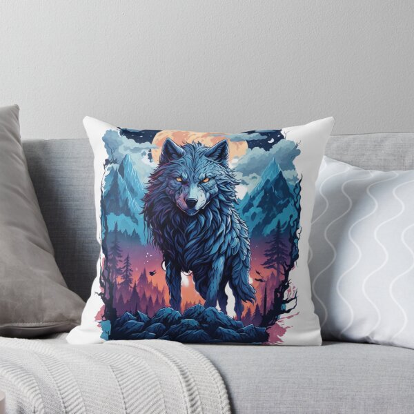 Item preview, Moonlit Mountain Wolf designed and sold by irosh madushan.