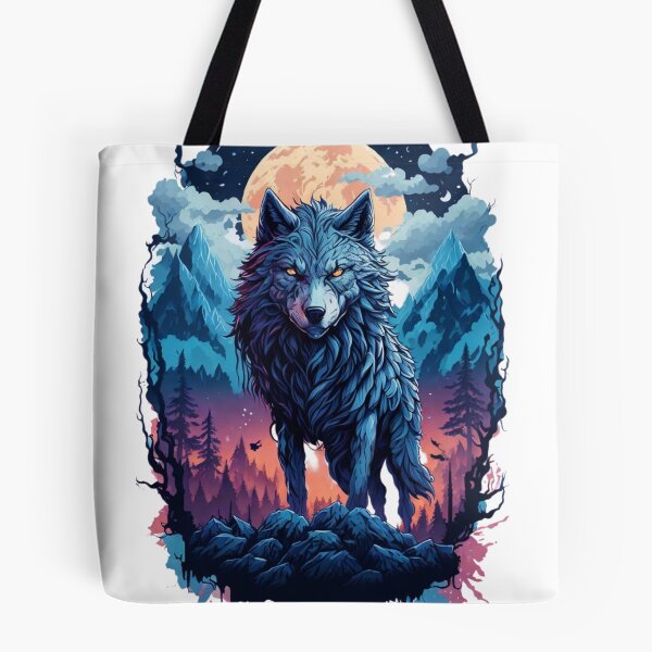 Item preview, Moonlit Mountain Wolf designed and sold by irosh madushan.