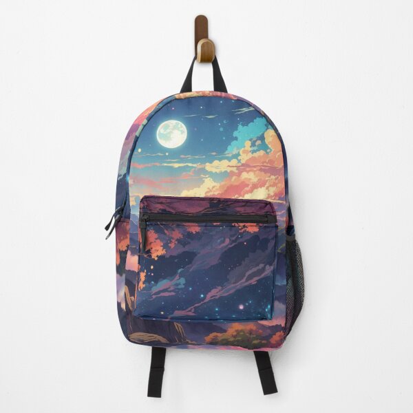 Item preview, Stellar Symphony: A Surreal Landscape under the Full Moon designed and sold by Ngea.