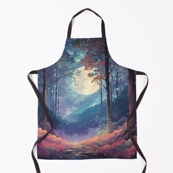 Item preview, Starry Whispers: Moonlit Forest with Gentle Mist designed and sold by Ngea.