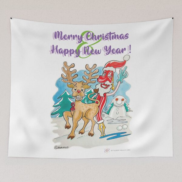 Item preview, Merry Christmas & Happy New Year Poster, cards... designed and sold by Robert Hills.