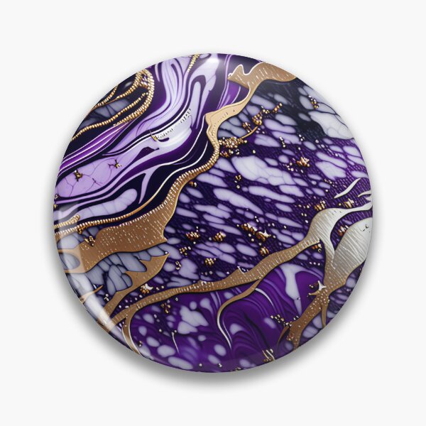 Item preview, Silver & Purple Marble Symphony #4 designed and sold by BirdsnStuff.