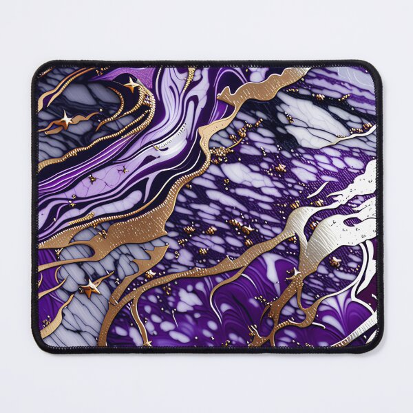 Item preview, Silver & Purple Marble Symphony #4 designed and sold by BirdsnStuff.