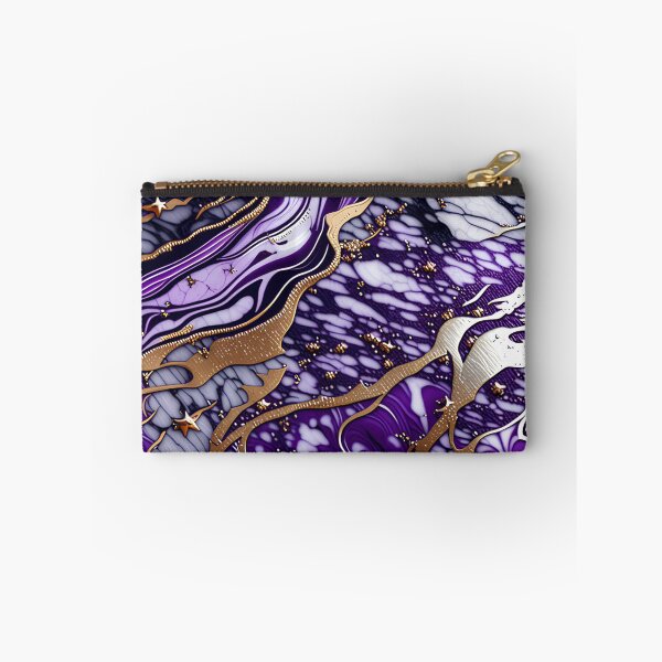 Item preview, Silver & Purple Marble Symphony #4 designed and sold by BirdsnStuff.