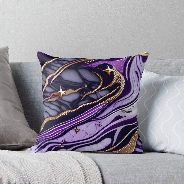 Item preview, Silver & Purple Marble Symphony #4 designed and sold by BirdsnStuff.