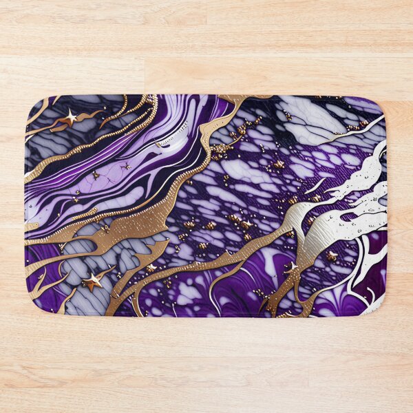 Item preview, Silver & Purple Marble Symphony #4 designed and sold by BirdsnStuff.