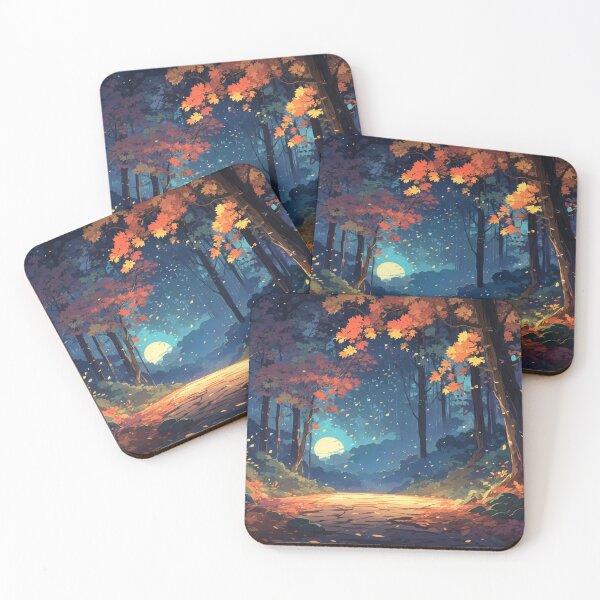 Item preview, Moonlit Melodies: A Night of Serenity in the Woods designed and sold by Ngea.