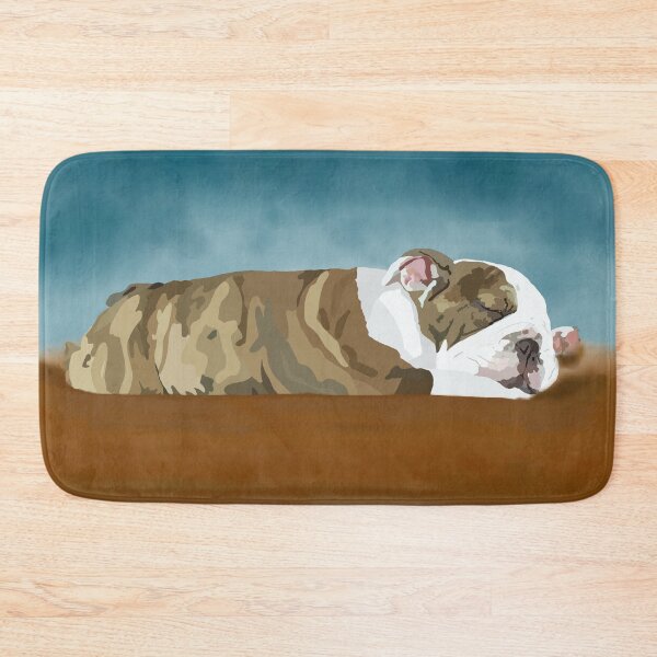 Item preview, English Bulldog Puppy Sleeping designed and sold by JONATHAN HILL.