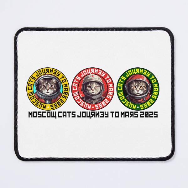 Item preview, Moscow Cats Journey to Mars 2025 designed and sold by Totalthrive.