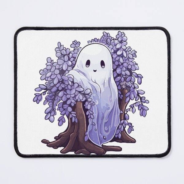 Item preview, Spook-tacular Wisteria Throne: Hauntingly Cute Ghost designed and sold by EmeraldeaArt.