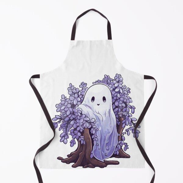 Item preview, Spook-tacular Wisteria Throne: Hauntingly Cute Ghost designed and sold by EmeraldeaArt.