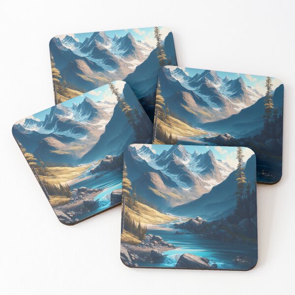 Item preview, Mountains, Forest and River View designed and sold by vitalinari.