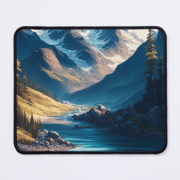 Item preview, Mountains, Forest and River View designed and sold by vitalinari.