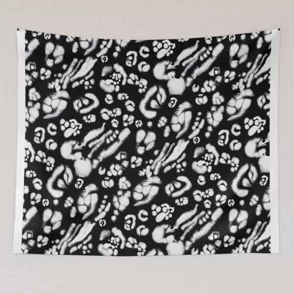 Item preview, Animal skin black and white designed and sold by Alessandro Remo Mazzoni Remotextiles.