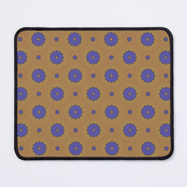 Item preview, Blue daisies on an orange background designed and sold by studio468.