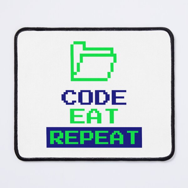 Item preview, Code Eat Repeat designed and sold by TropicalDesigna.