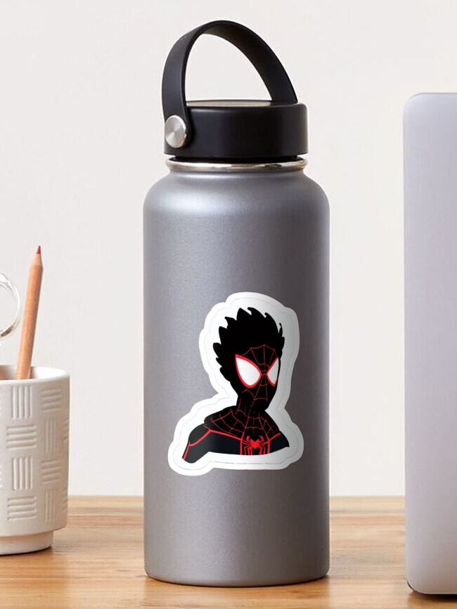 Kawaii Spider-Man, Ghost-Spider, & Miles Morales Water Bottle, Zazzle