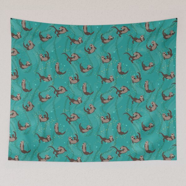 Item preview, Swimming Otters designed and sold by claudiecb.