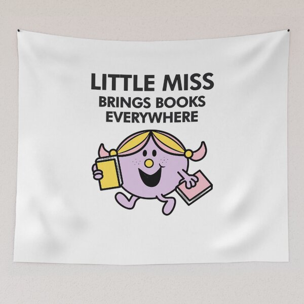 Item preview, little miss brings books everywhere  	 designed and sold by gksijsvmh71.