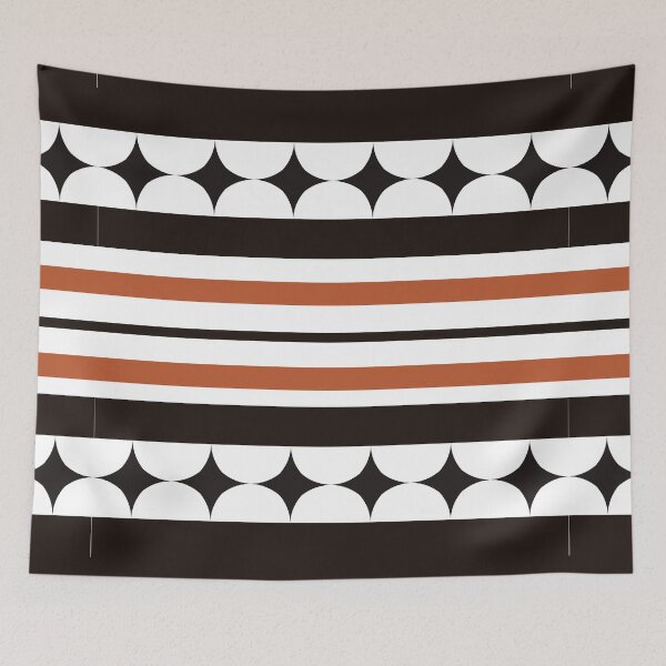 Item preview, Half Circles and Lines Pattern designed and sold by zibziby.
