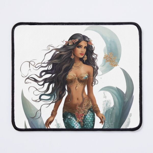 Item preview, Waxing Moon Sea Mermaid designed and sold by SirenasWorld.