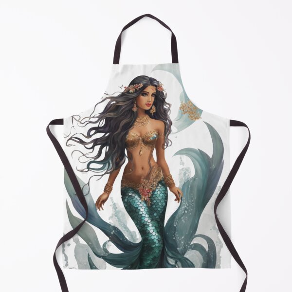 Item preview, Waxing Moon Sea Mermaid designed and sold by SirenasWorld.