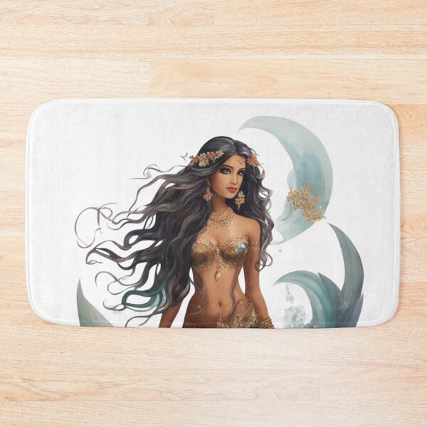 Item preview, Waxing Moon Sea Mermaid designed and sold by SirenasWorld.
