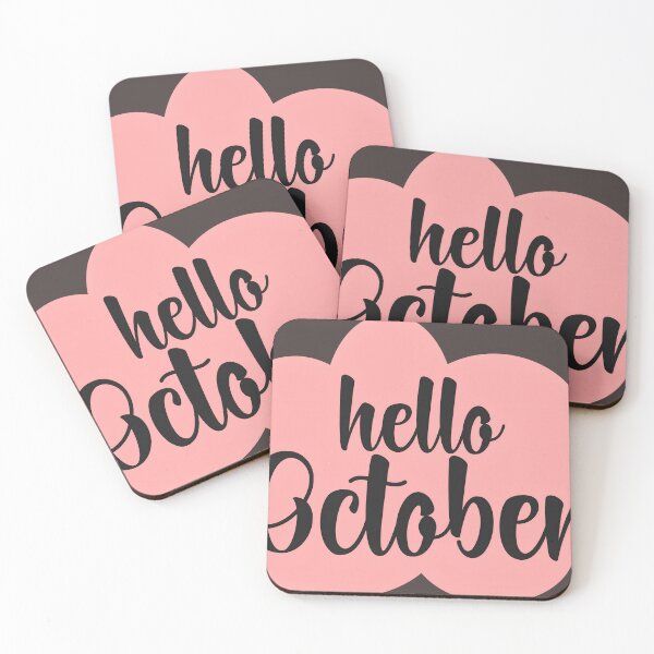Item preview, Hello October Cloud design designed and sold by RocketArtInd.