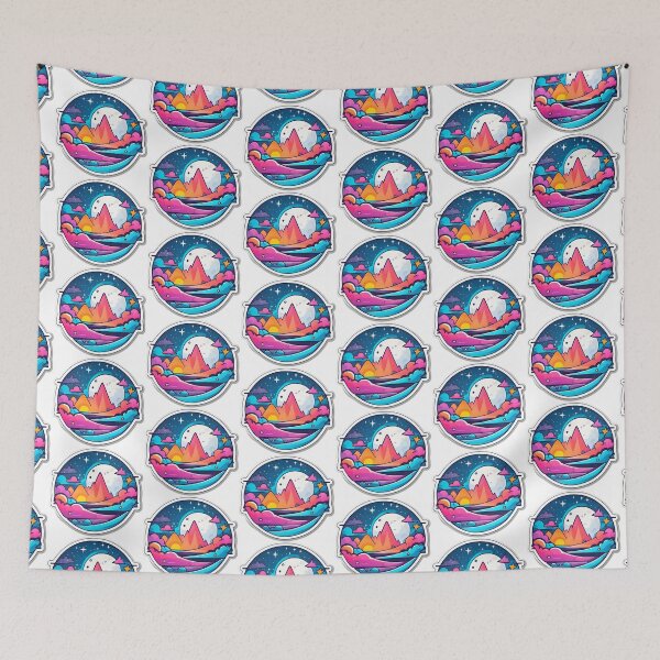 Item preview, Vibrant Space Mountain Landscape designed and sold by SO-FU.