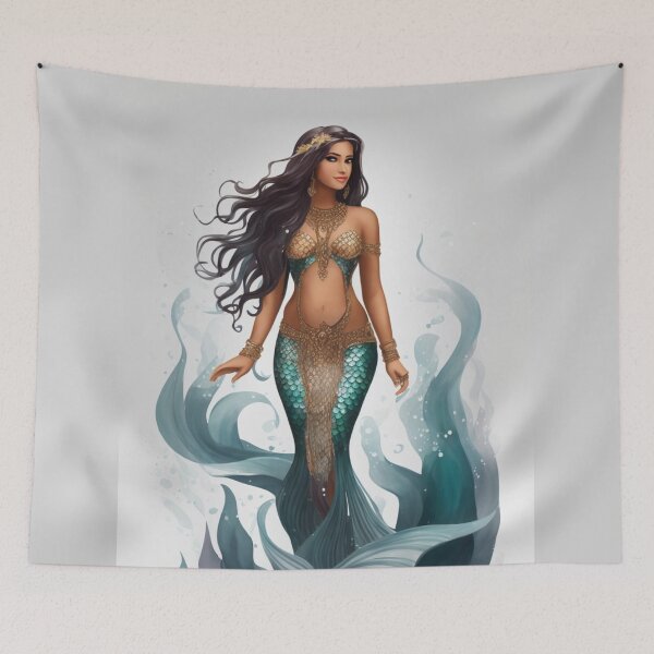 Item preview, Arabian Sea Wave Mermaid designed and sold by SirenasWorld.