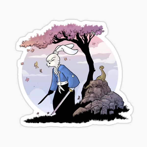 Vista previa del artículo con la obra «usagi yojimbo», diseñado y vendido por inshiroland.