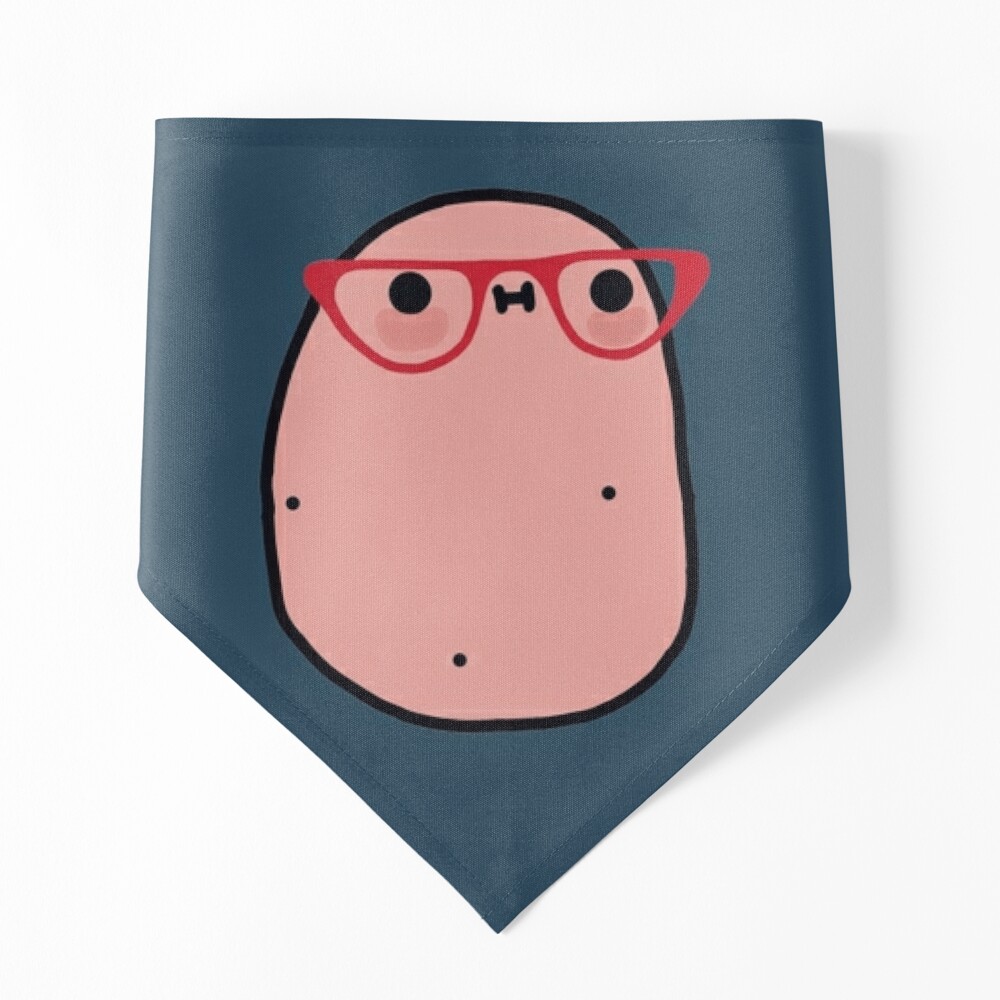 Kawaii Potato with glasses Postcard for Sale by HI-design